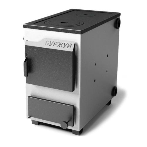 Твердотопливный котёл Буржуй КП-18 с чугунной (варочной) плитой