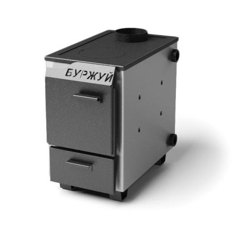 Твердотопливный котёл Буржуй КП-10 с чугунной (варочной) плитой