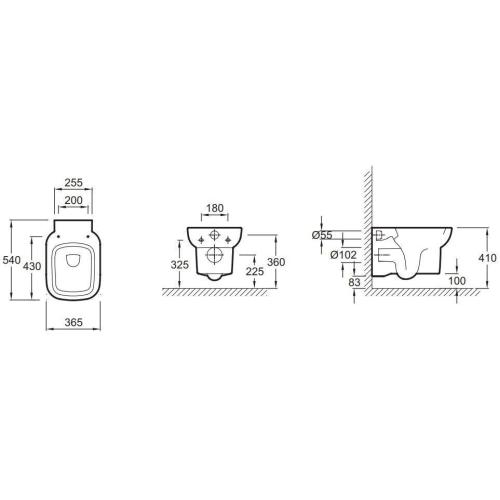 Унитаз Jacob Delafon REPLAY E4833-00 Унитаз Jacob Delafon REPLAY E4833-00
