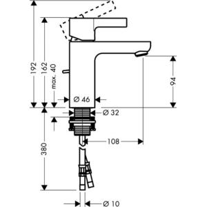 Hansgrohe Metris S Змішувач для умивальника 31060000