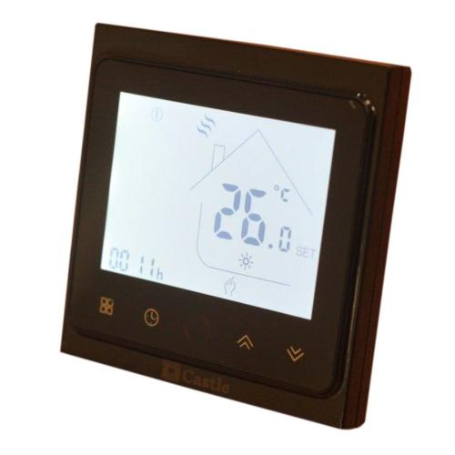 Терморегулятор програмований Castle з функцією Wi-Fi TWE02 (Чорний)