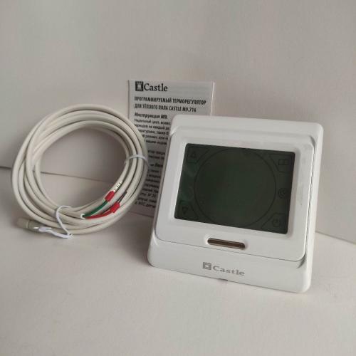 Терморегулятор программируемый для теплого пола Castle М 9.716