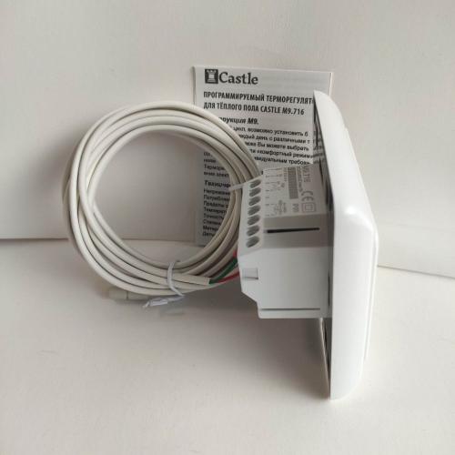 Терморегулятор программируемый для теплого пола Castle М 9.716