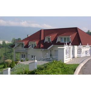 Композитная металлочерепица Evertile (Красный 55)