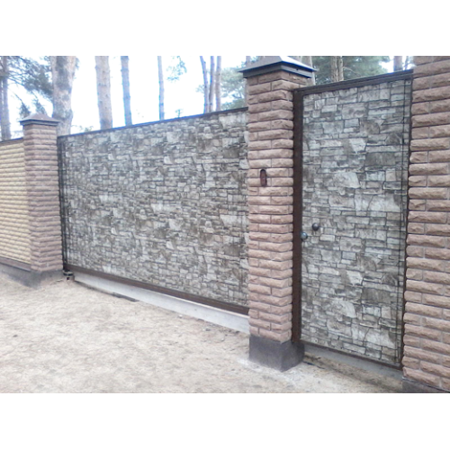 Профнастил під камінь ПС-8 Printech 0,4 мм