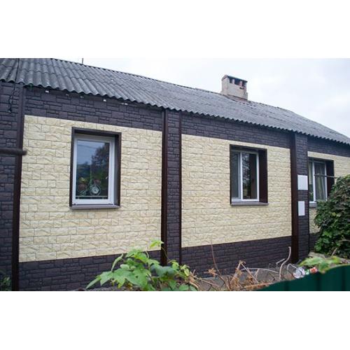 Цокольный сайдинг Docke Burg Schwarzburg (камень темный)