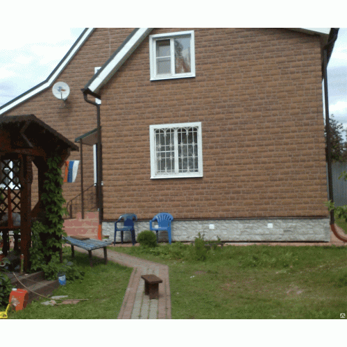 Цокольный сайдинг Docke Burg Maisburg (камень кукурузный)