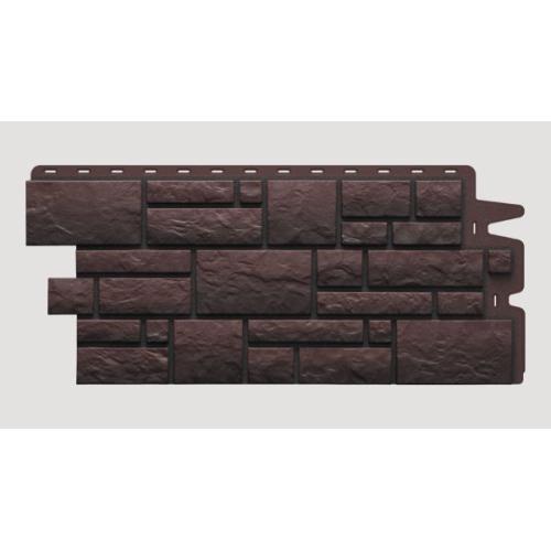 Цокольный сайдинг Docke Burg Schwarzburg (камень темный)