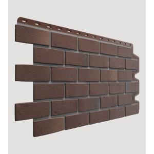 Цокольный сайдинг Docke Berg Braunberg (кирпич коричневый)