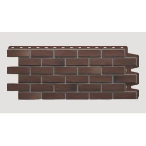 Цокольный сайдинг Docke Berg Braunberg (кирпич коричневый)