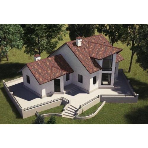 Битумная черепица Акваизол Акцент Марокко Битумная черепица Акваизол Акцент Марокко