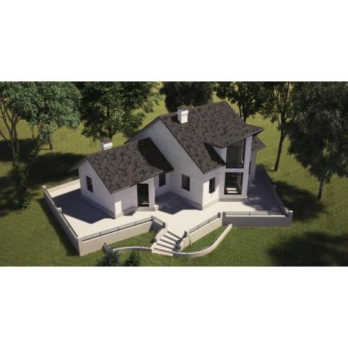 Битумная черепица Акваизол Акцент Графит