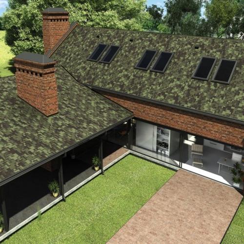 Бітумна черепиця Акваізол Акцент Малахіт