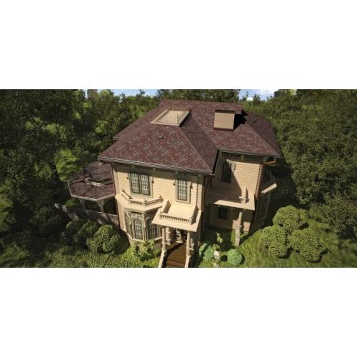 Битумная черепица Акваизол Акцент Кедровый