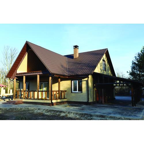 Сайдинг виниловый Ю-Пласт Stone House Камень Золотистый Сайдинг виниловый Ю-Пласт Stone House Камень Золотистый