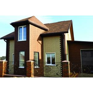 Сайдинг виниловый Ю-Пласт Stone House Камень Жженный