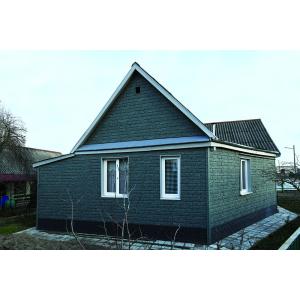 Сайдинг виниловый Ю-Пласт Stone House Камень Изумрудный
