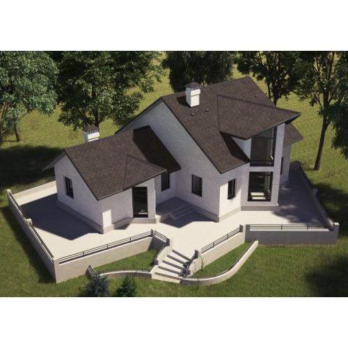 Битумная черепица Акваизол Мозайка Брауни Битумная черепица Акваизол Мозайка Брауни