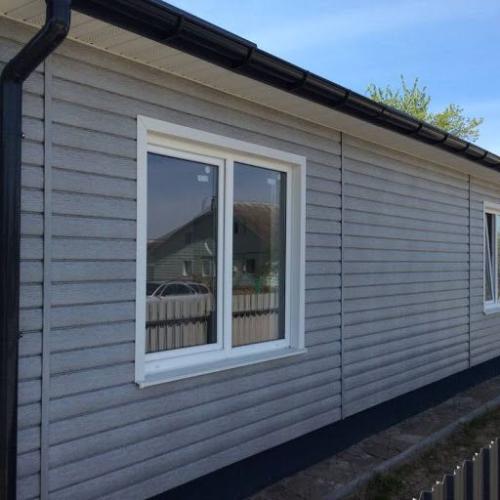 Сайдинг виниловый Ю-Пласт Timberblock Дуб Серебристый Сайдинг виниловый Ю-Пласт Timberblock Дуб Серебристый