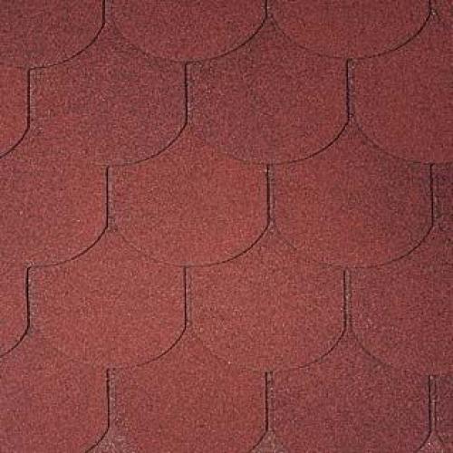 Tegola Битумная черепица Nordland Antik (Красная с отливом)