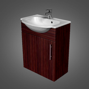 Шкафчик навесной Fancy Marble  Sicilia 60 с раковиной 