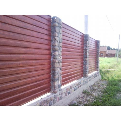 Профнастил Printech під дерево Темне дерево ПС-20 0,45 мм