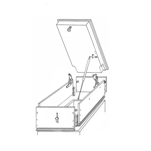 Верхний термоизоляционный люк Minka ISO plus 87 см