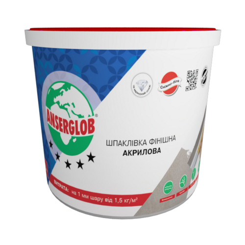 Anserglob Шпаклівка фінішна акрилова