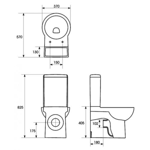 Унитаз-компакт CERSANIT NANO