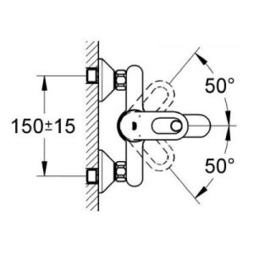 Набор в ванну Grohe Bau Loop (3 в 1)