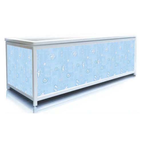 Екран для ванни, ЕЛІТ 170 (блакитні черепашки)