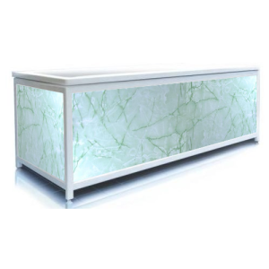 Экран для ванны, ЭЛИТ 170 (зеленая акварель)