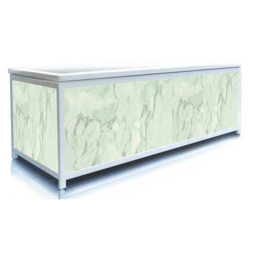 Экран для ванны, ЭЛИТ 170 (зеленый мрамор)