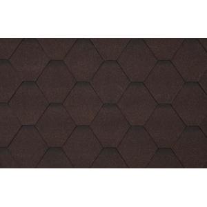 Битумная черепица Owens Corning Oak Euro (Bark Brown)