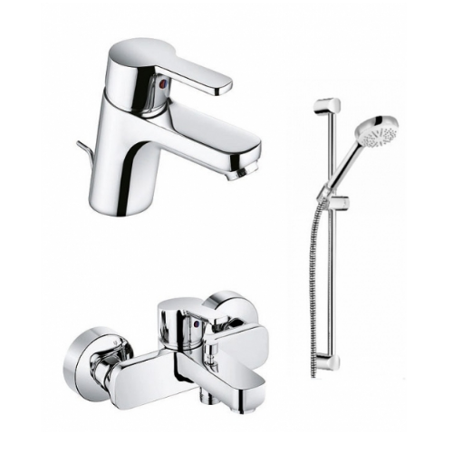 Набір змішувачів KLUDI Logo Neo 372820575 + 376810575 + 681600500 (3 в 1)