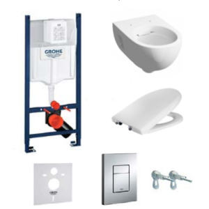 Комплект инсталяции Grohe 336541 + унитаз Keramag