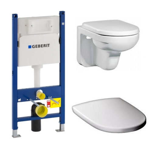 Комплект инсталляции Geberit 458.126.00.1 + унитаз Gustavsberg