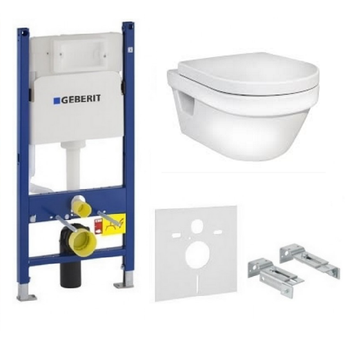 Комплект инсталляции Geberit 458.126.00.1 + унитаз Gustavsberg 5G84HR01