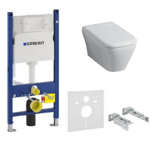 Комплект инсталляции Geberit 458.126.00.1 + унитаз Keramag Myday 201400000