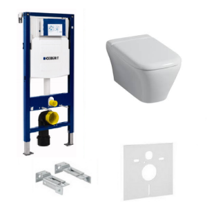 Комплект инсталляции Geberit 111.060.00.1 + унитаз Keramag Myday 201400000