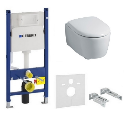 Комплект інсталяції Geberit 458.126.00.1 + унітаз Keramag 4U 203460000