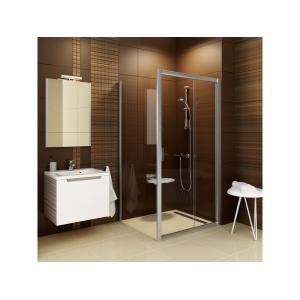 Душевая кабина Blix BLDP2 + BLPS 100 L\R Рама: белый, стекло - каленое прозрачное