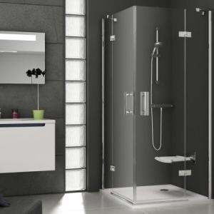 Душевая кабина SmartLine SMSRV4-80 Рама - хром, стекло - каленое прозрачное