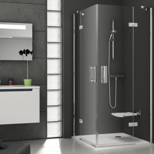 Душова кабіна SmartLine SMSRV4-80 Рама - хром, скло - гартоване прозоре