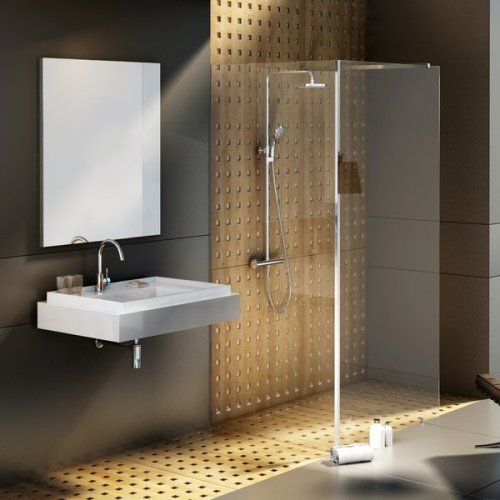 Душевая кабина Walk-In 110/80 Corner Рама: хром, стекло - каленое прозрачное