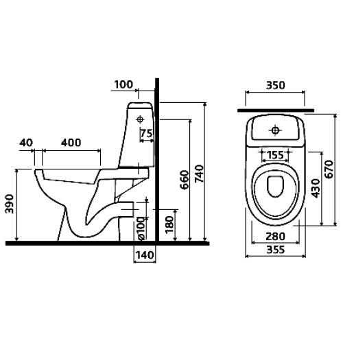 KOLO SOLO Унитаз-компакт S7921800U (полипропилен) KOLO SOLO Унитаз-компакт S7921800U (полипропилен)