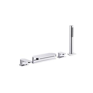 Смеситель для ванной врезной водопад Ravak Chrome  CR 025