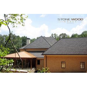 Композитная черепица Roser Stone Wood Charcoal