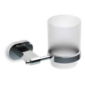 Тримач зі склянкою Ravak Chrome CR 210.00 д/зубних щіток