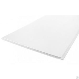 Вагонка пластиковая Белая ПВХ А03 Белый Глянец (8мм*250мм*6м)